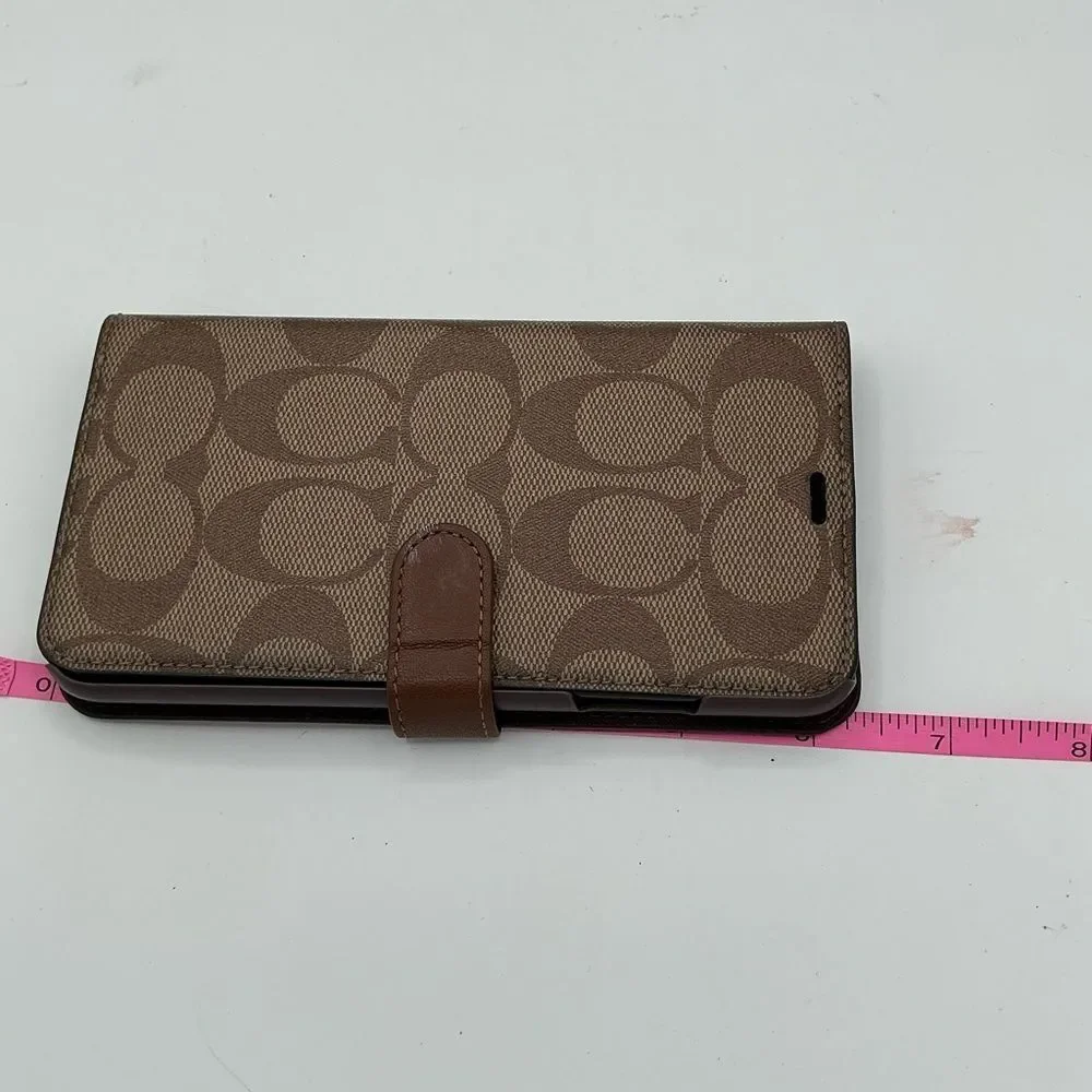 Coach iPhone XR Brown Designer Phone Case